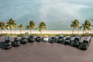 vip miami limo vip special occasion fleet birdseye image