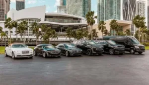 Fleet of luxury cars and SUV's from VIP Miami Limo
